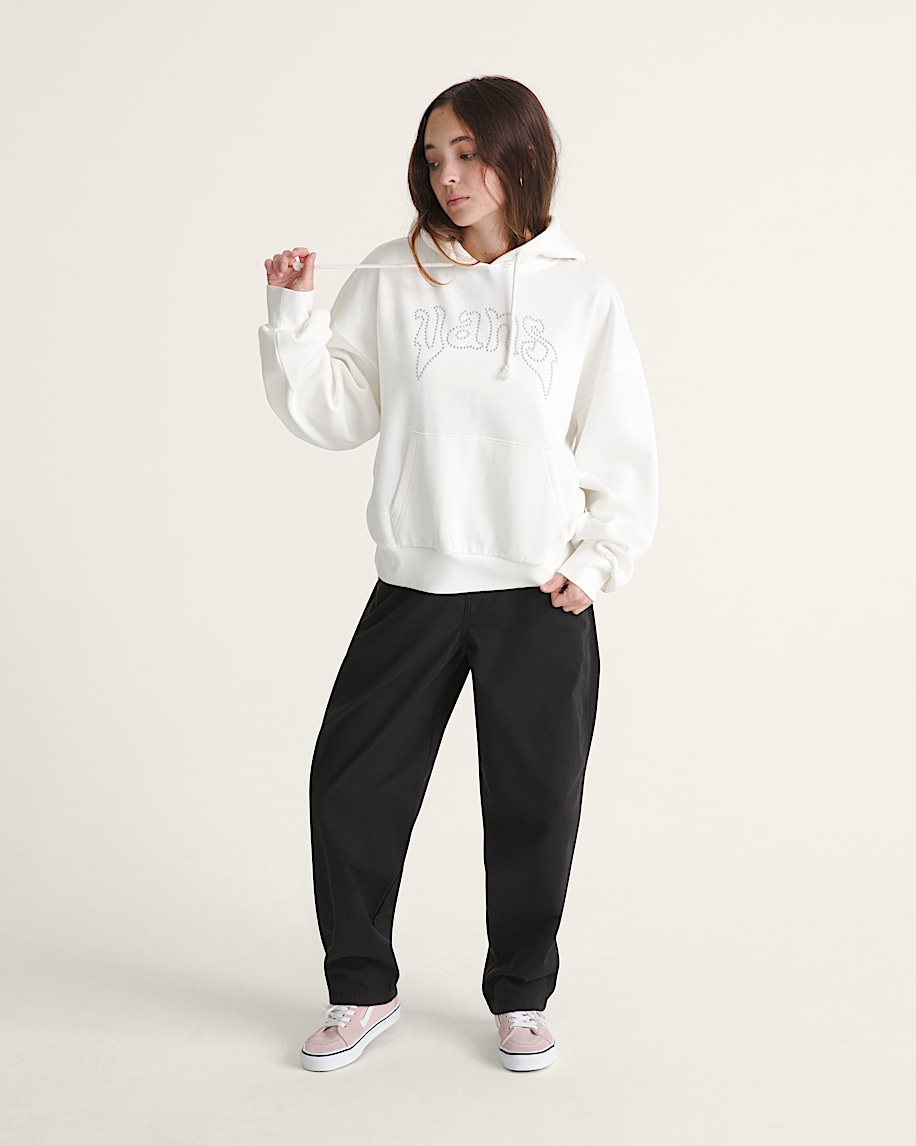 pearls logo retro pullover sweatshirt