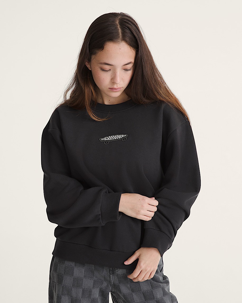 salton pearls crew sweatshirt
