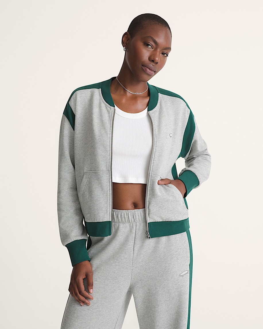 rookie track zip sweatshirt