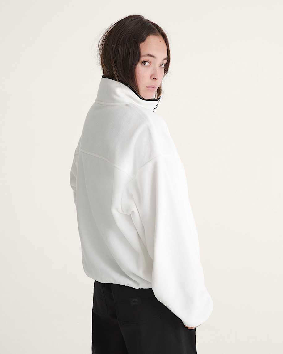 polar sweatshirt mit hakenmuster