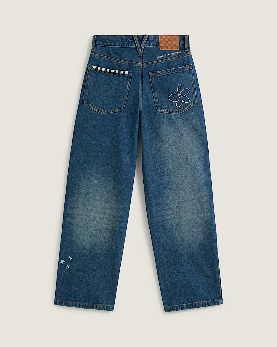 sirelle bestickte jeanshose