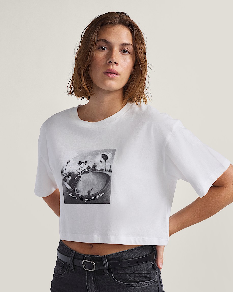 rhythm relaxed crop t-shirt