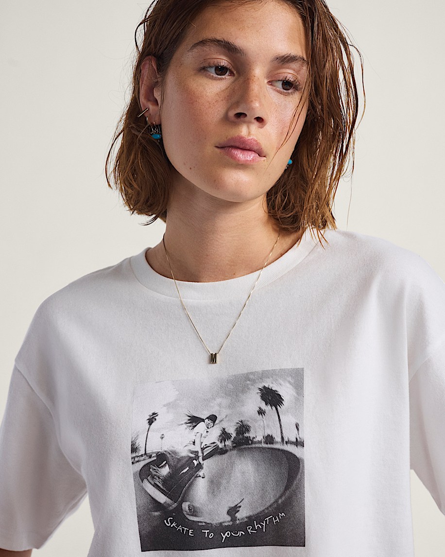 rhythm relaxed crop t-shirt