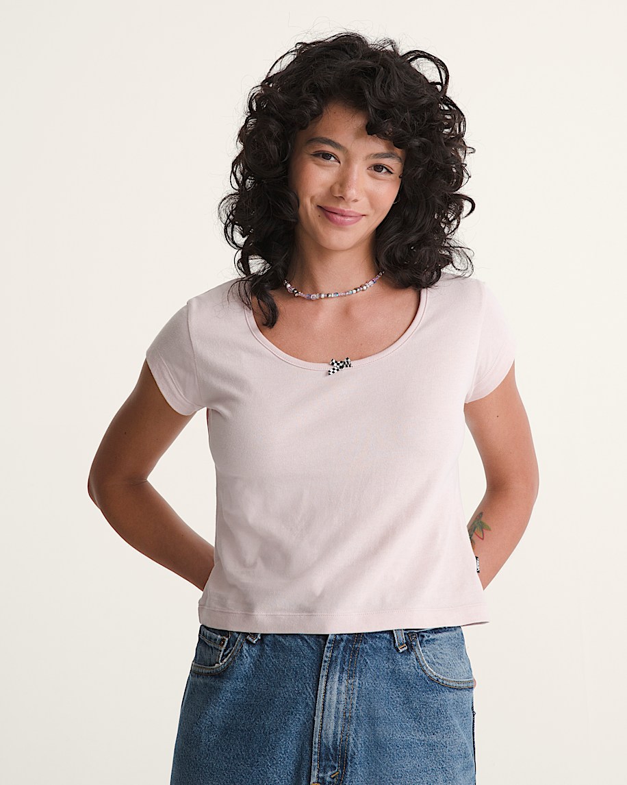 schachbrettmuster-schleifen-t-shirt