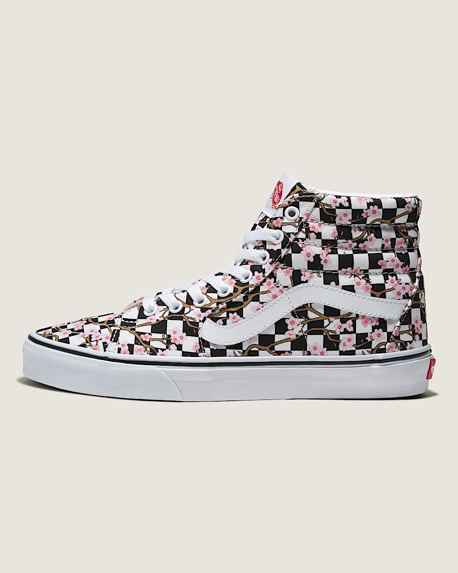 customs sk8-hi checkerboard schuh
