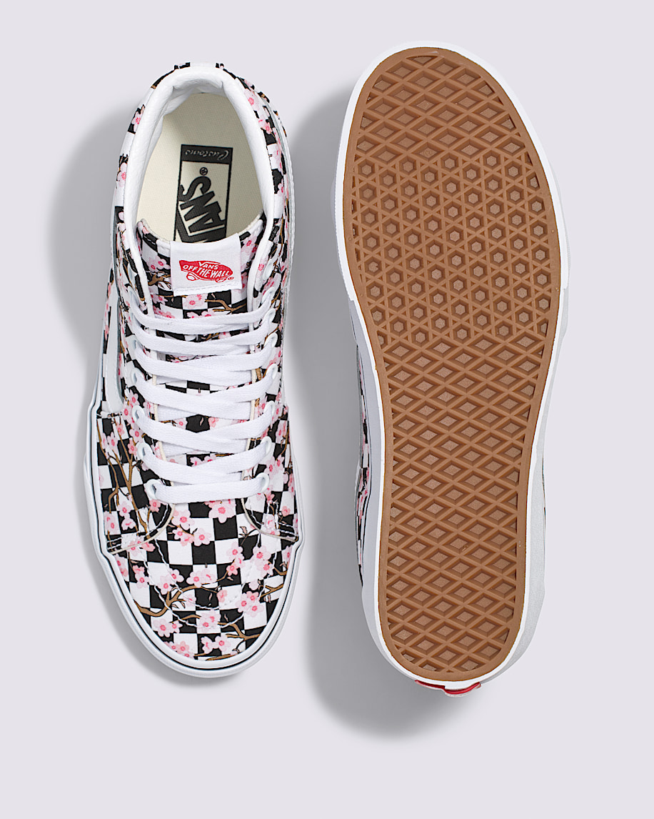 customs sk8-hi checkerboard schuh