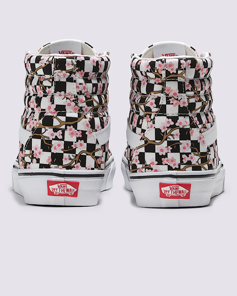 customs sk8-hi checkerboard schuh