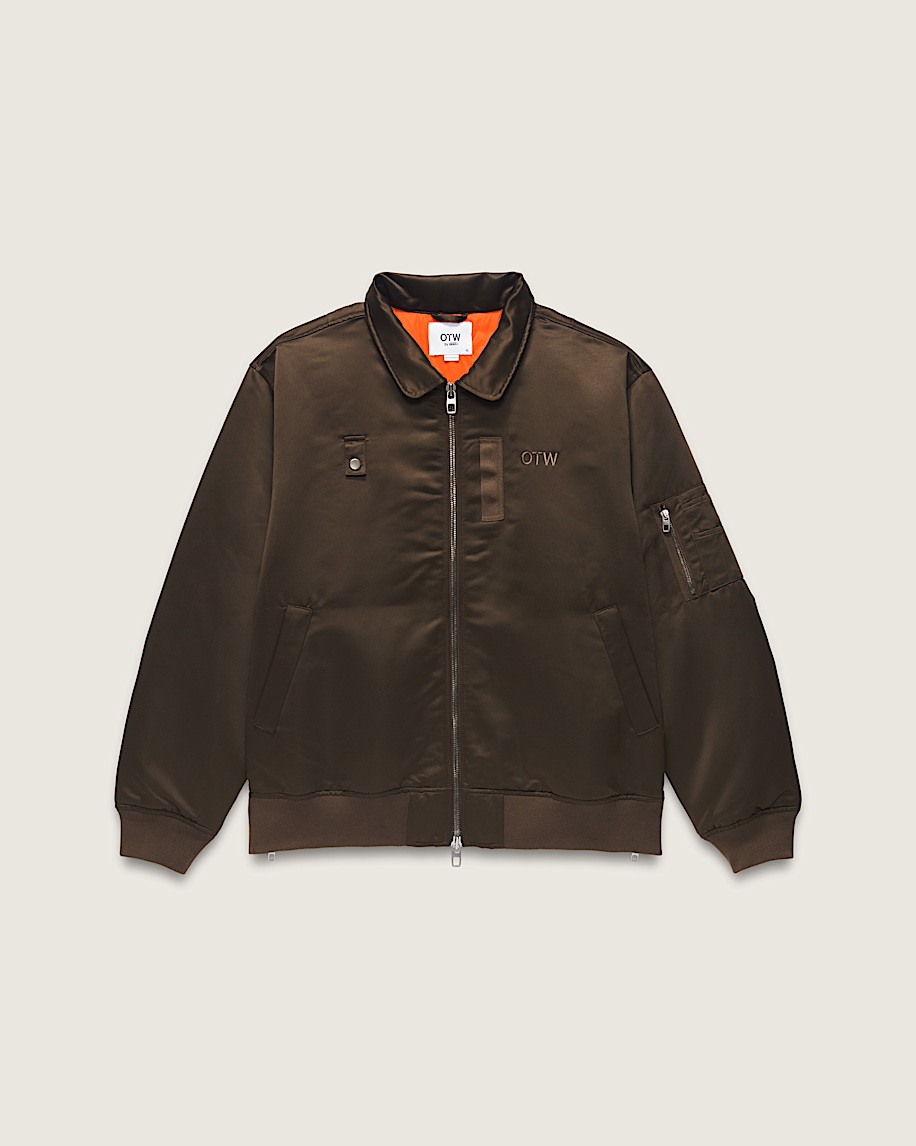 otw satin-bomberjacke