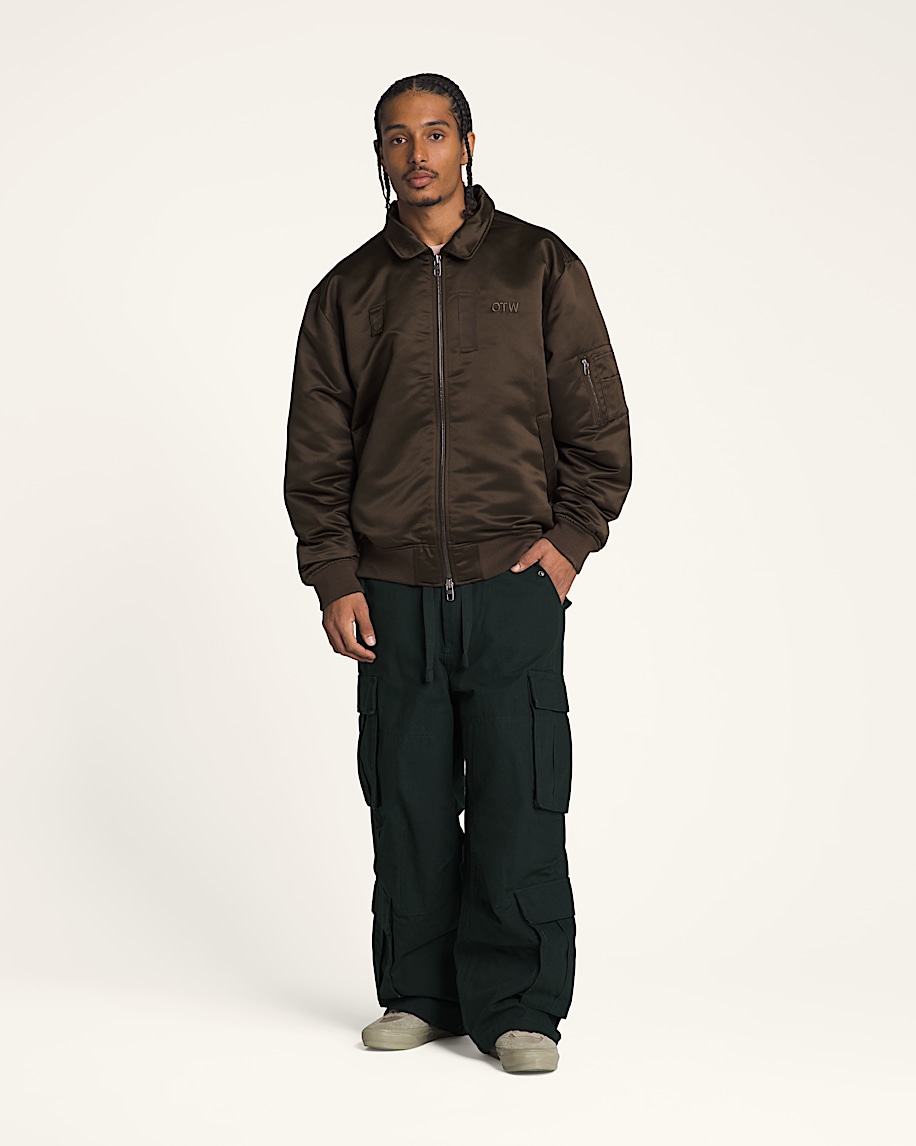 otw satin-bomberjacke
