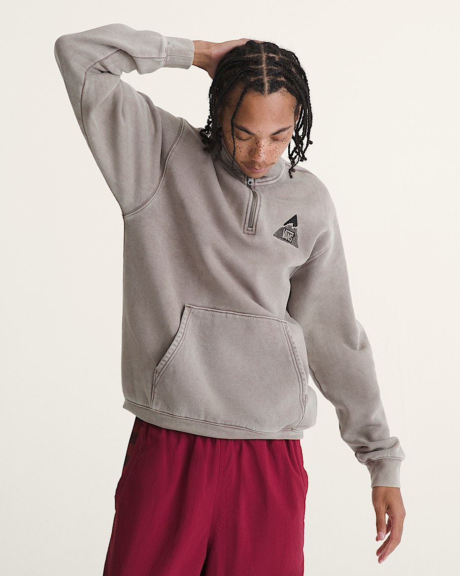 peak quarter zip sweatshirt