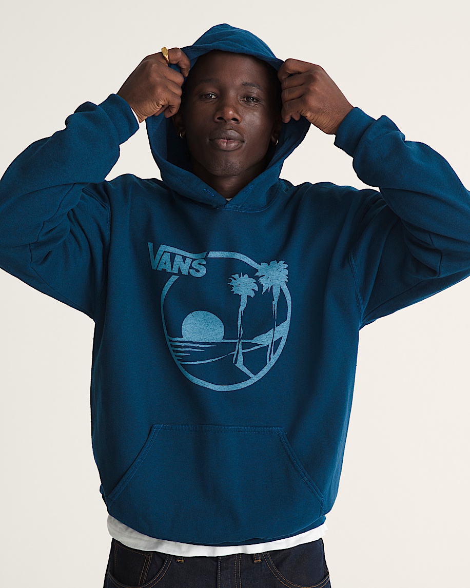 waffle shop sun vans style pullover hoodie
