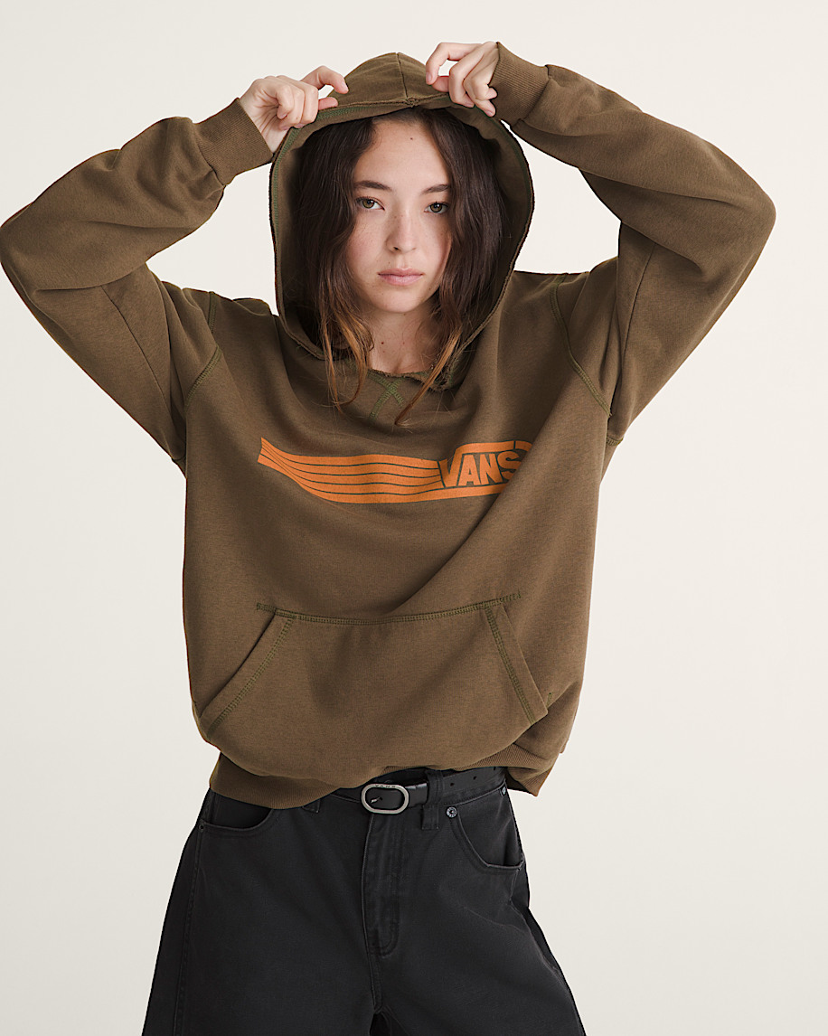 waffle shop serio vans style pullover hoodie