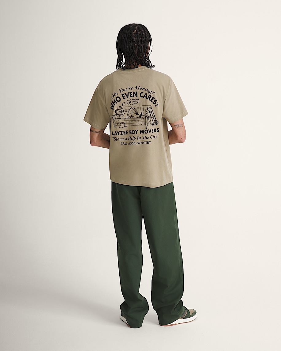 authentische chino-hose mit lockerem schnitt