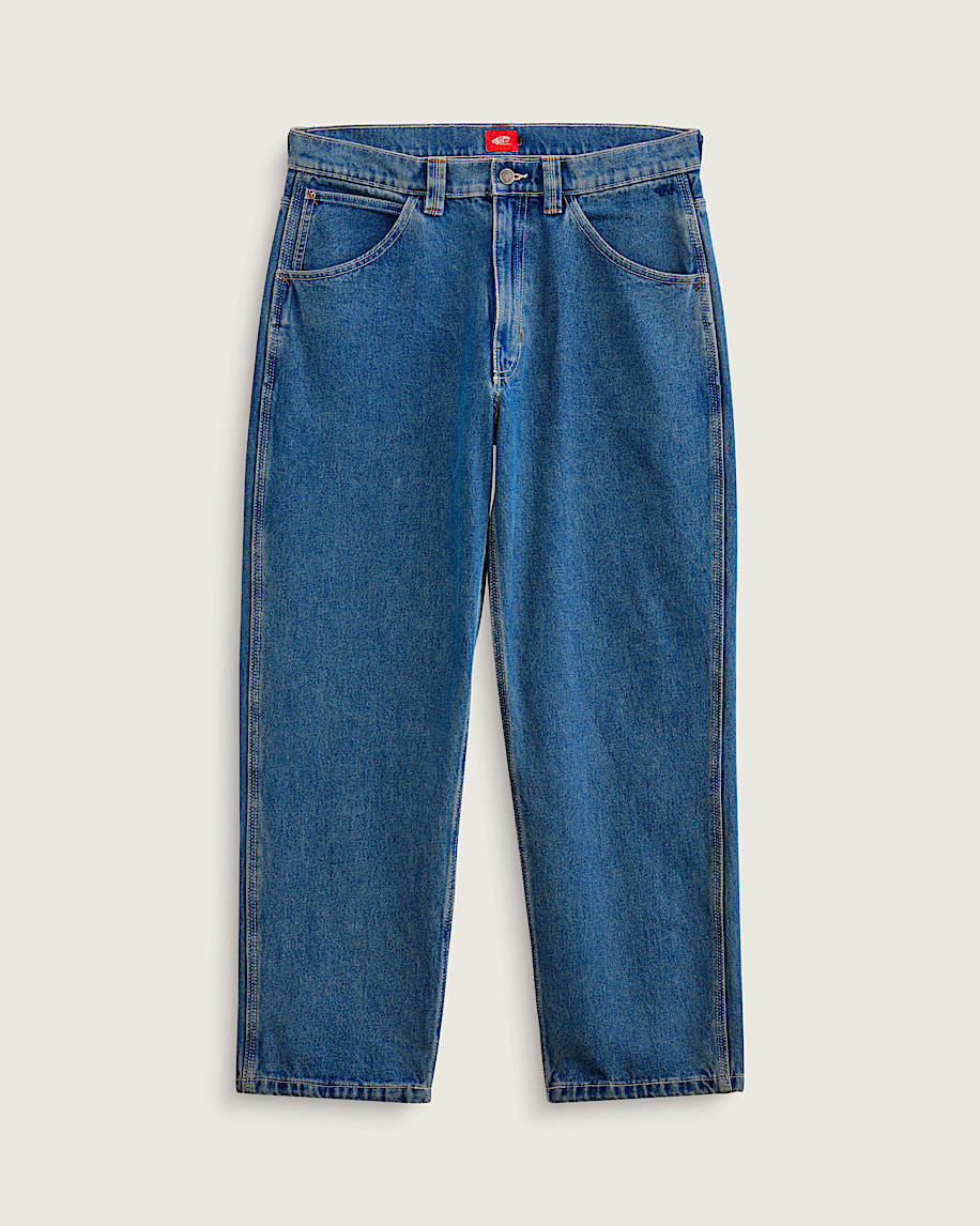 skate check-5 loose denim pants