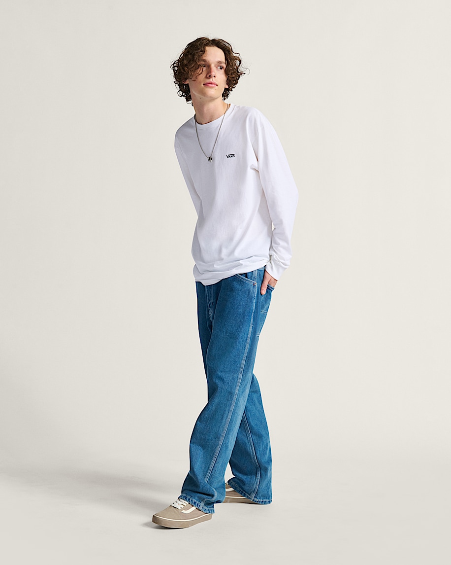 skate check-5 loose denim pants