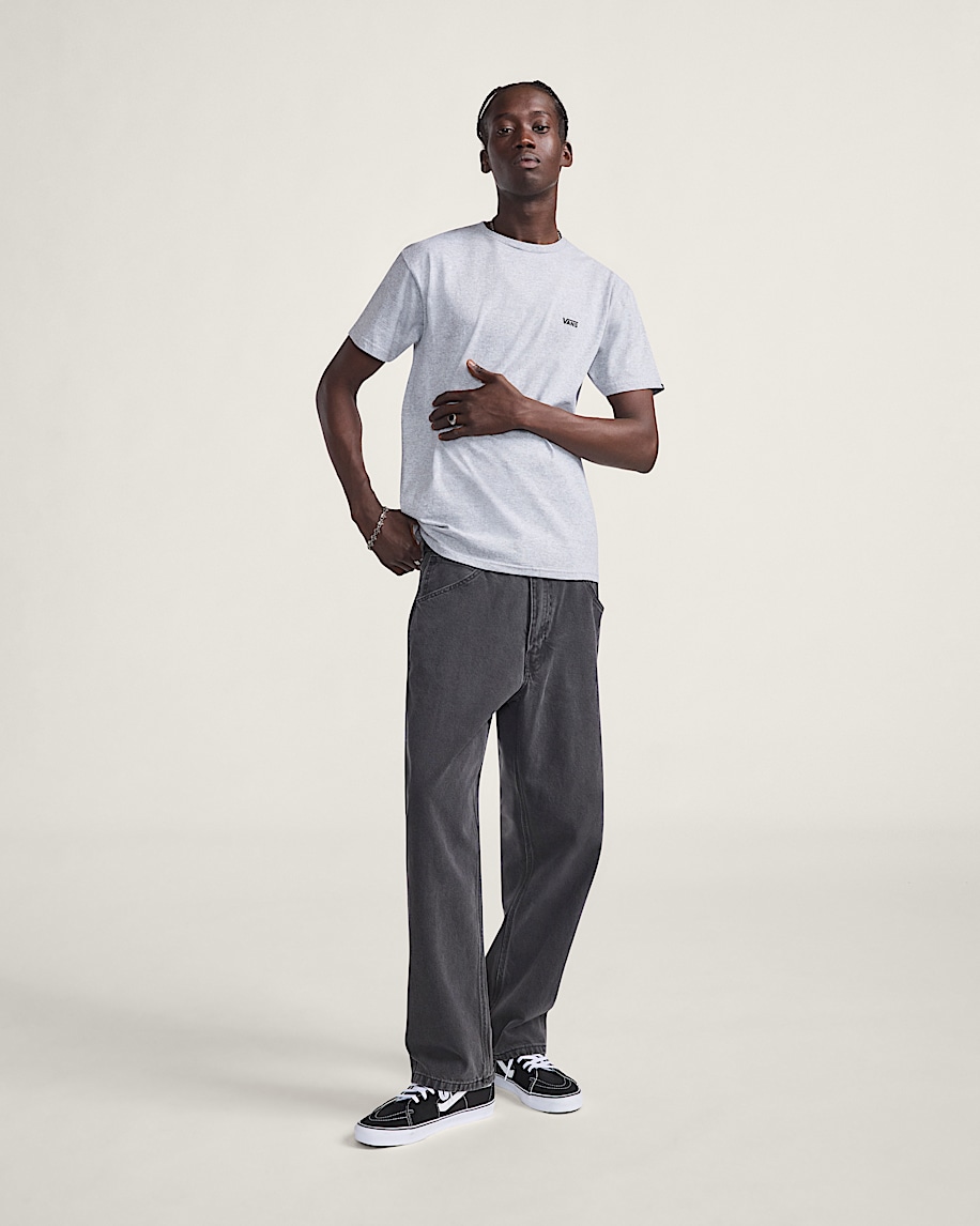skate check-5 loose denim pants