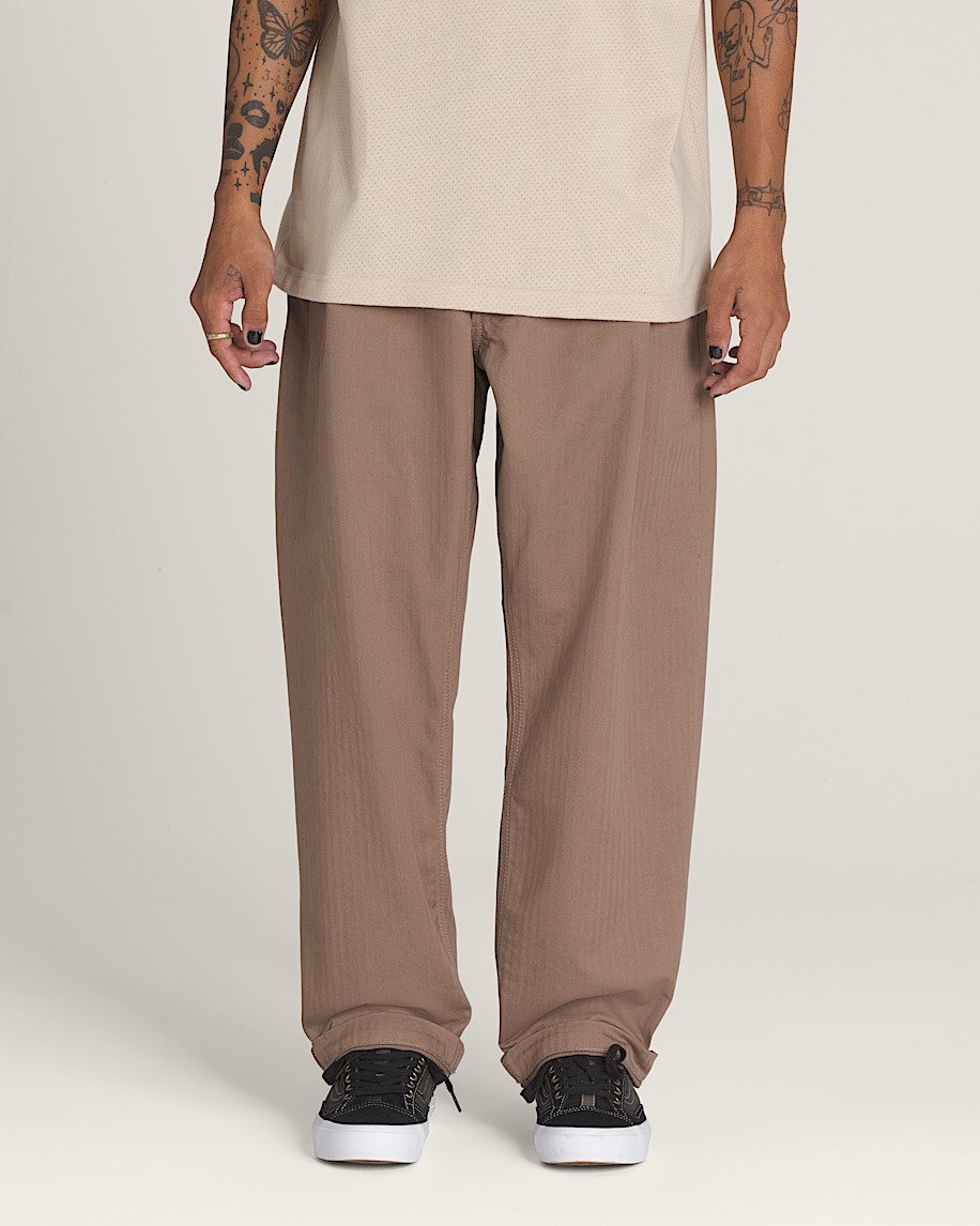 skate loose pleated pants
