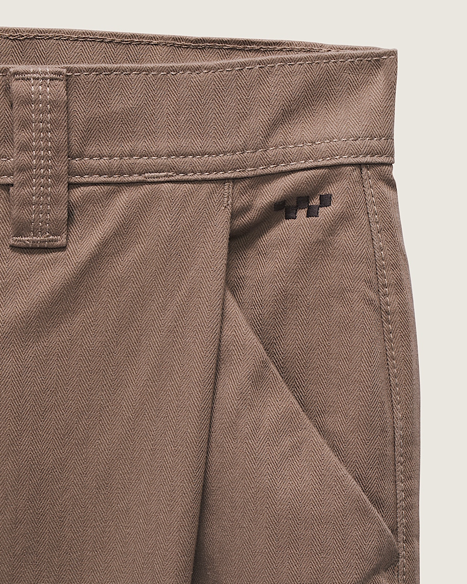 skate loose pleated pants