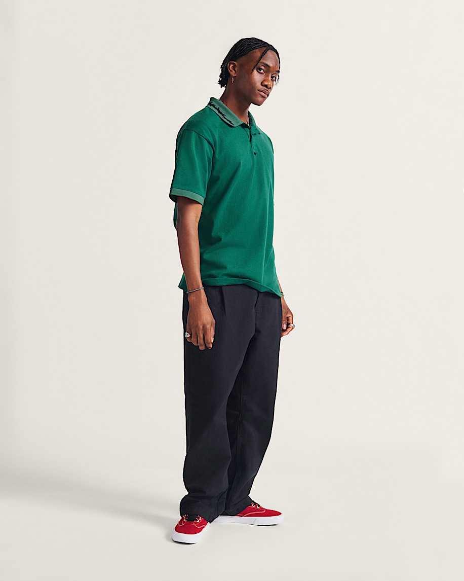 skate loose pleated pants