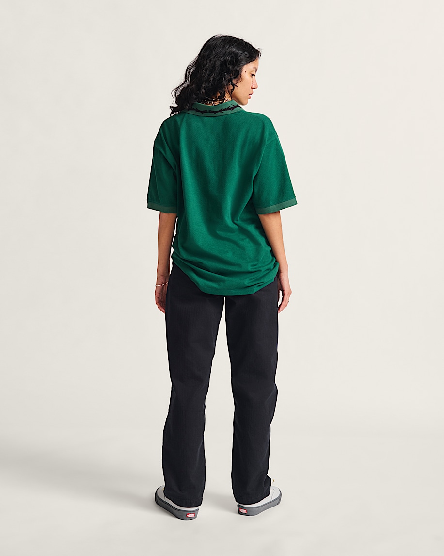 skate loose pleated pants