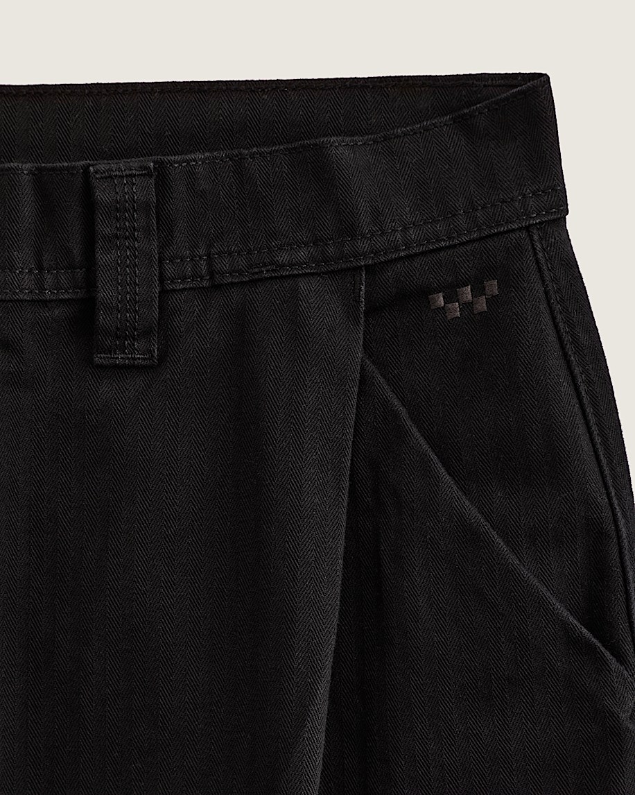 skate loose pleated pants