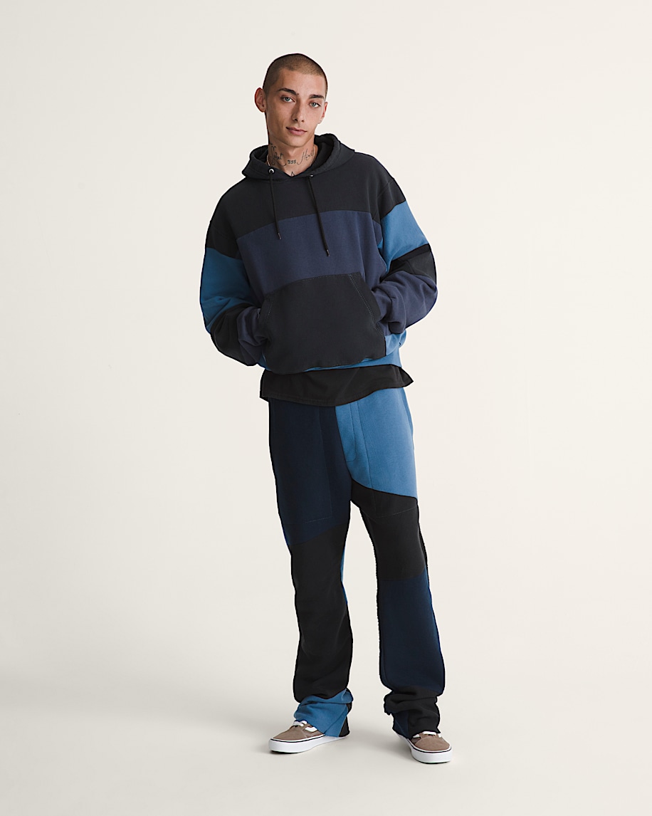 waffle shop neuinterpretierte patchwork-sweatpants