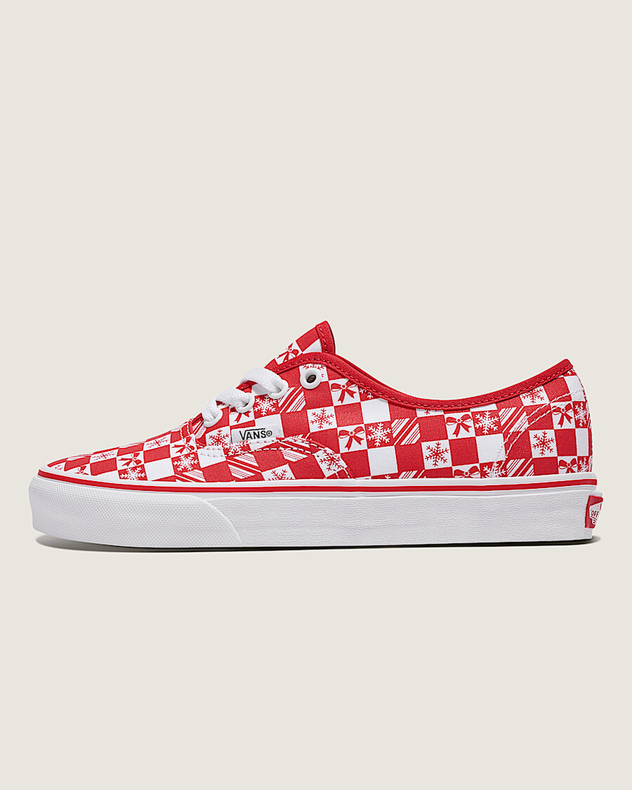 customs authentic holiday checkboard shoe