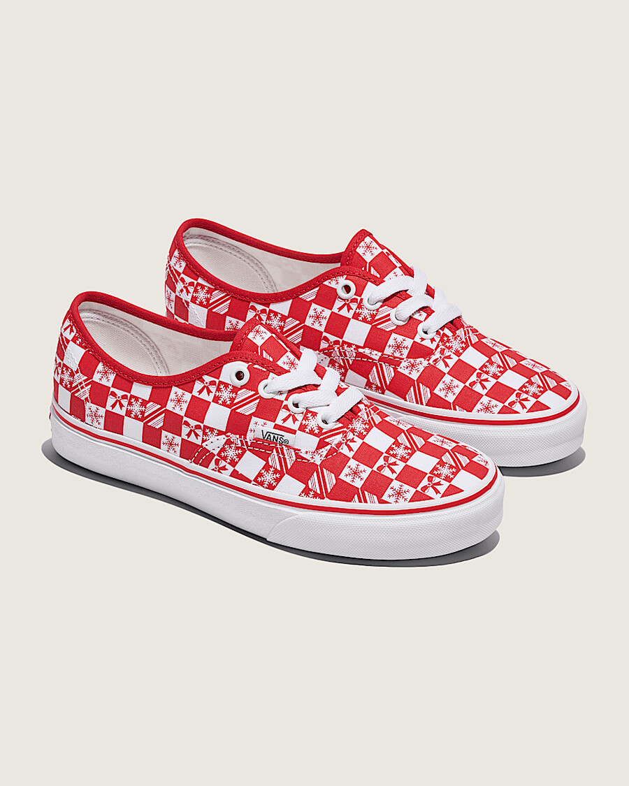 customs authentic holiday checkboard shoe