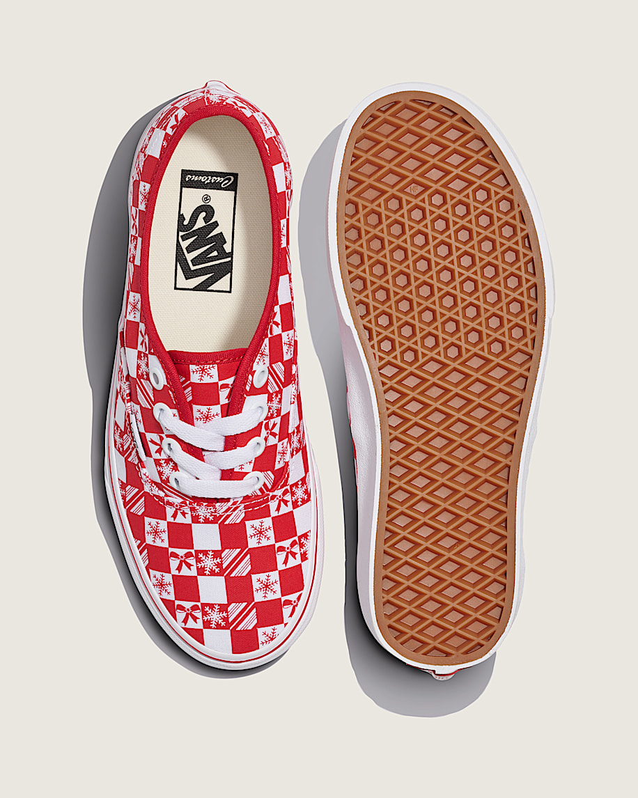 customs authentic holiday checkboard shoe