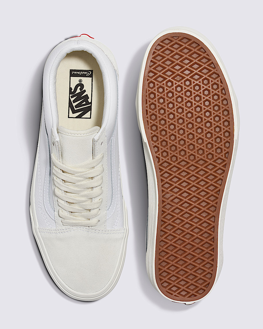 customs old skool lederschuh
