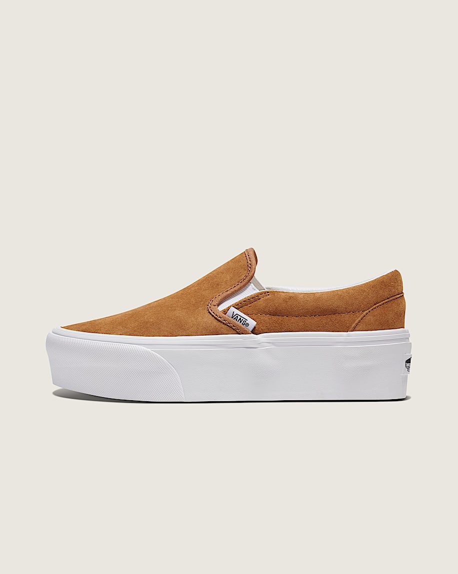 klassischer slip-on-plateauschuh