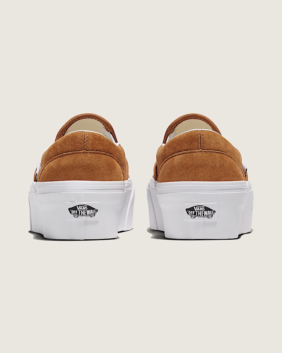 klassischer slip-on-plateauschuh