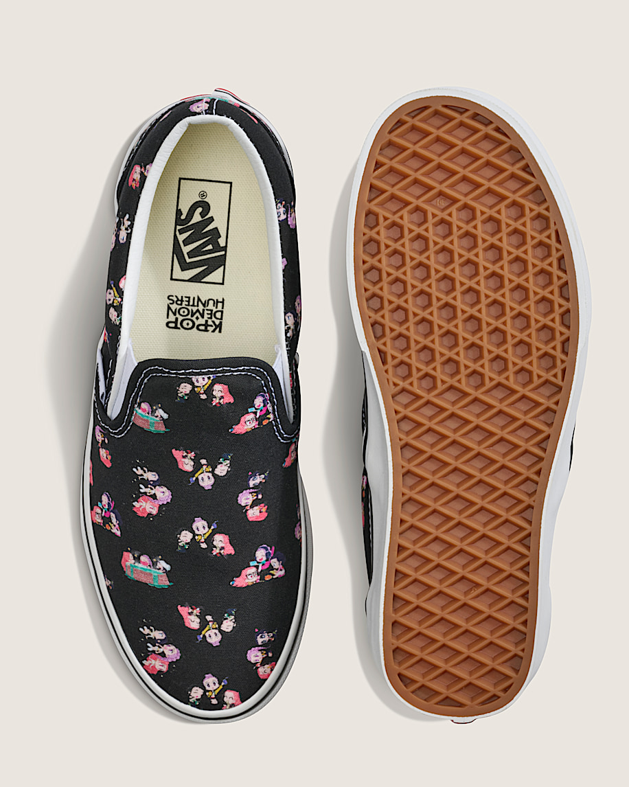 kpop demon hunters x vans classic slip-on schuh