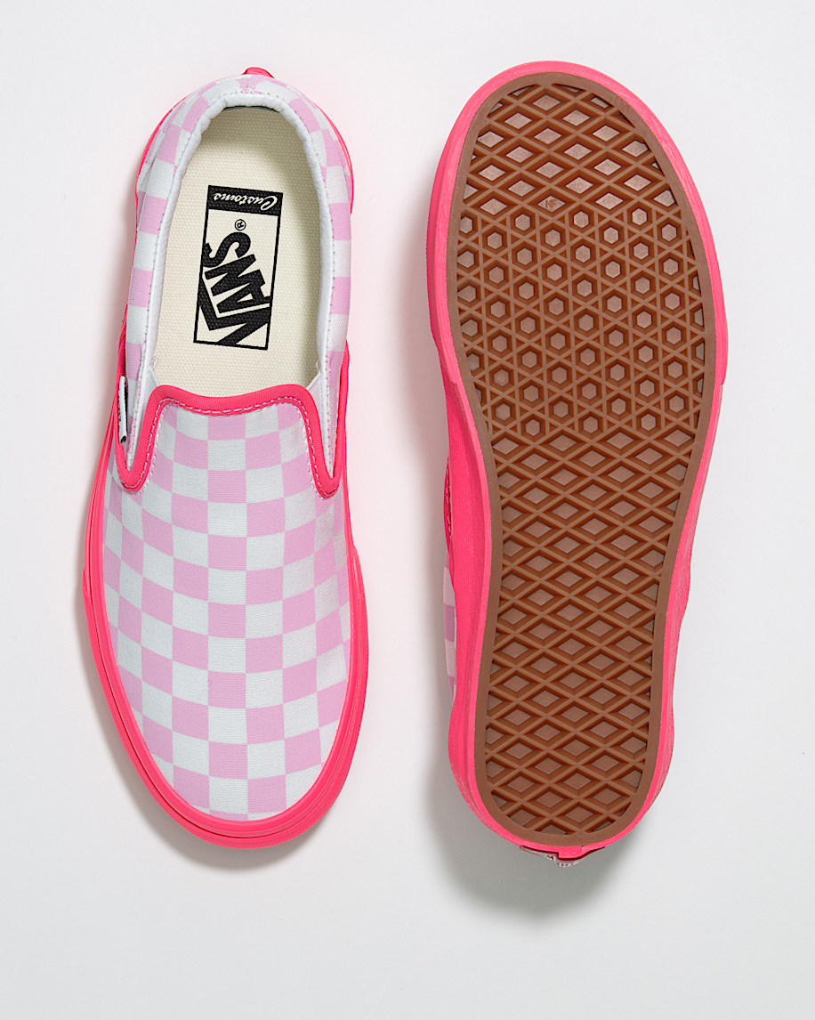 customs classic slip-on checkerboard schuh