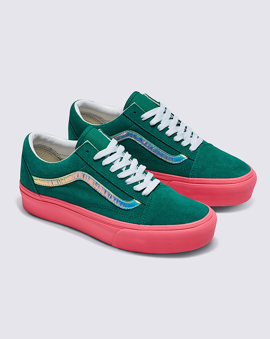 customs old skool plateau-wildlederschuh