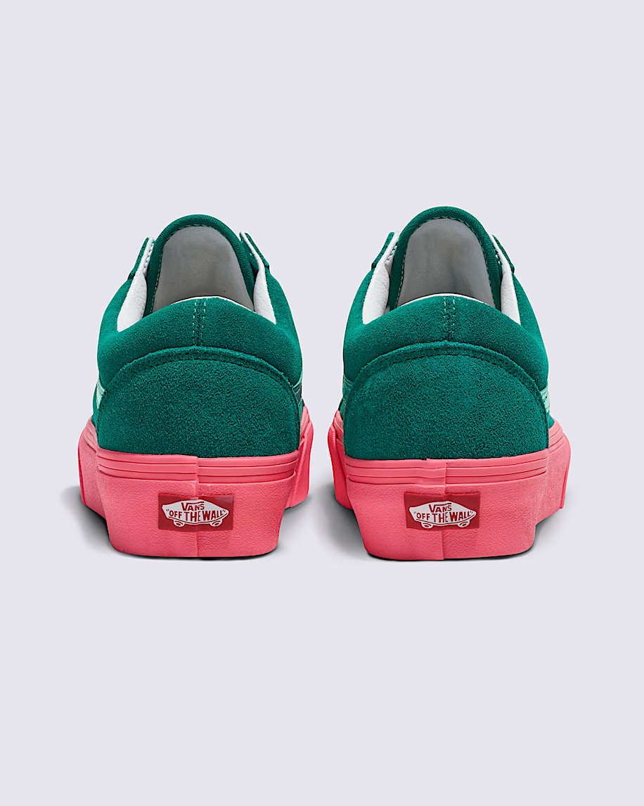 customs old skool plateau-wildlederschuh