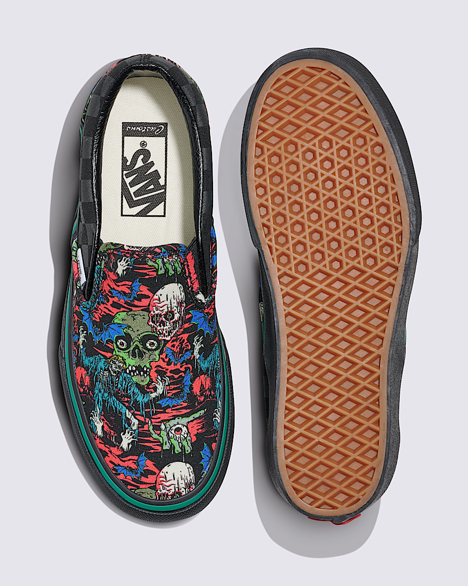 customs classic slip-on platform halloween schuh