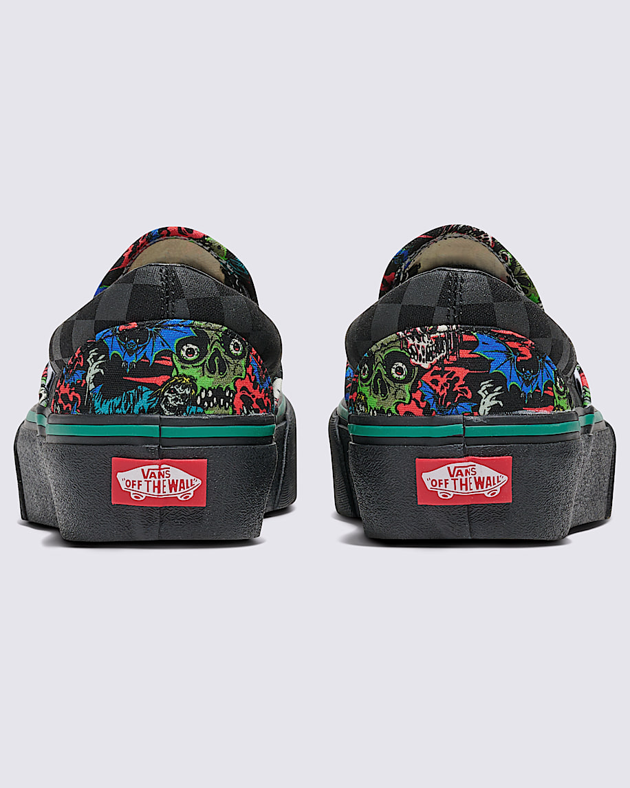 customs classic slip-on platform halloween schuh