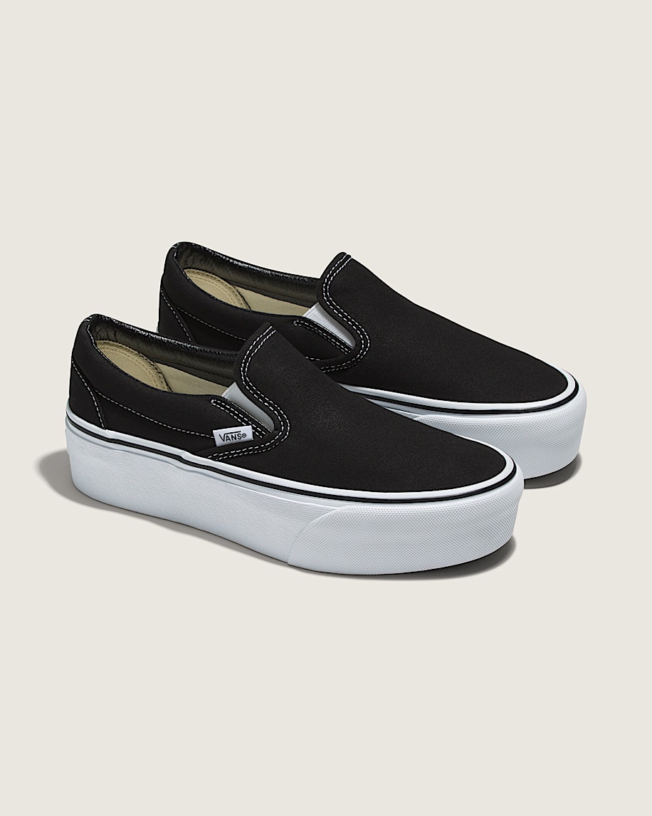 klassischer slip-on-plateauschuh