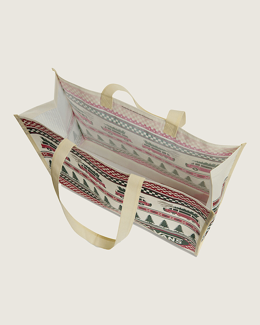 mehrwegtasche für den winterfamilienausflug