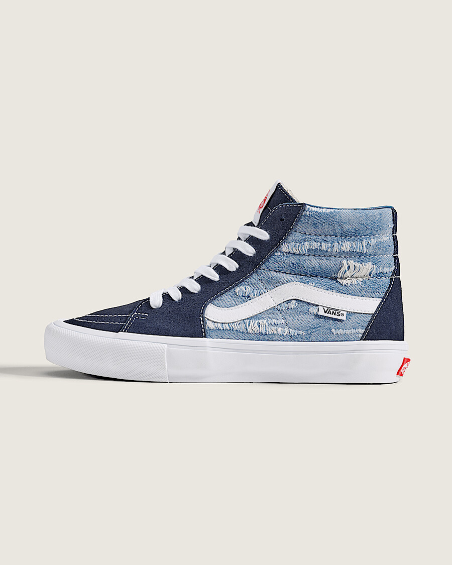 van doren approved skate sk8-hi denim schuh