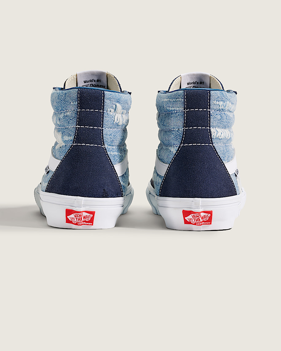 van doren approved skate sk8-hi denim schuh
