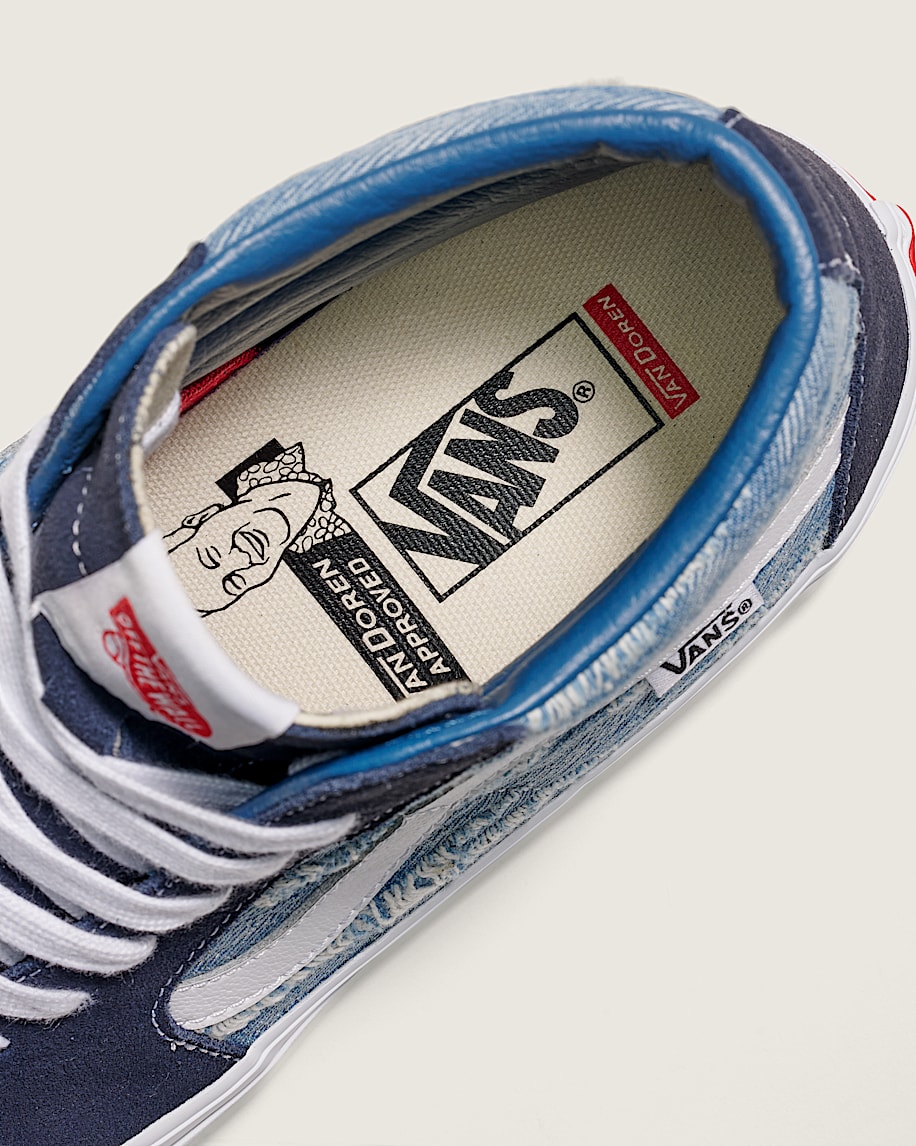 van doren approved skate sk8-hi denim schuh
