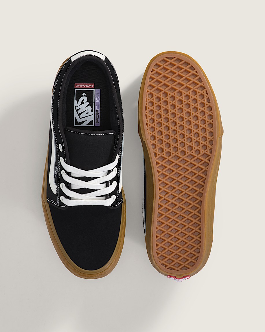 skate chukka low sidestripe gummischuh