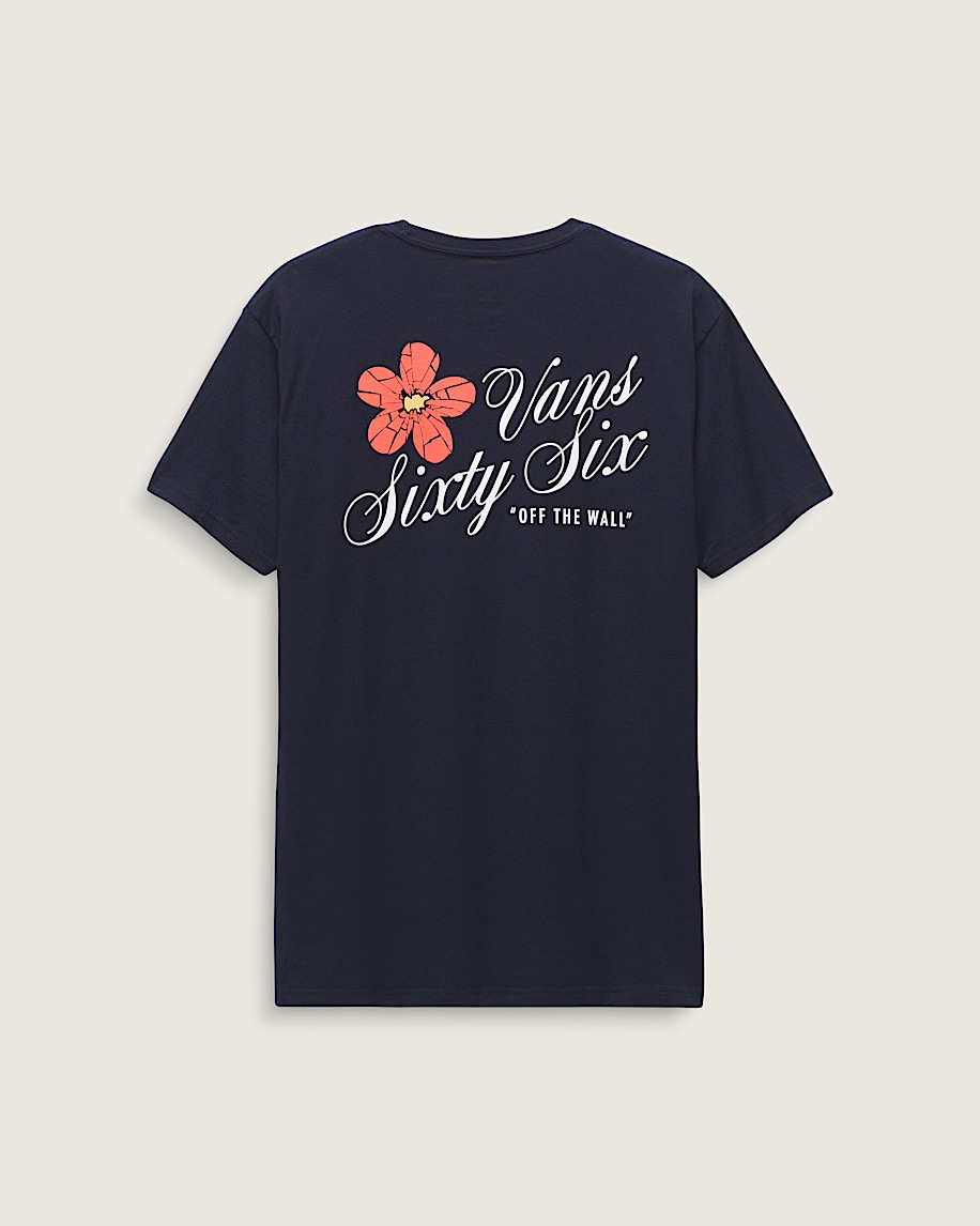 t-shirt mit zerbrochener blume
