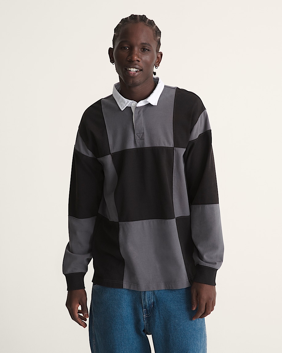 grant-rugby-shirt mit schachbrettmuster