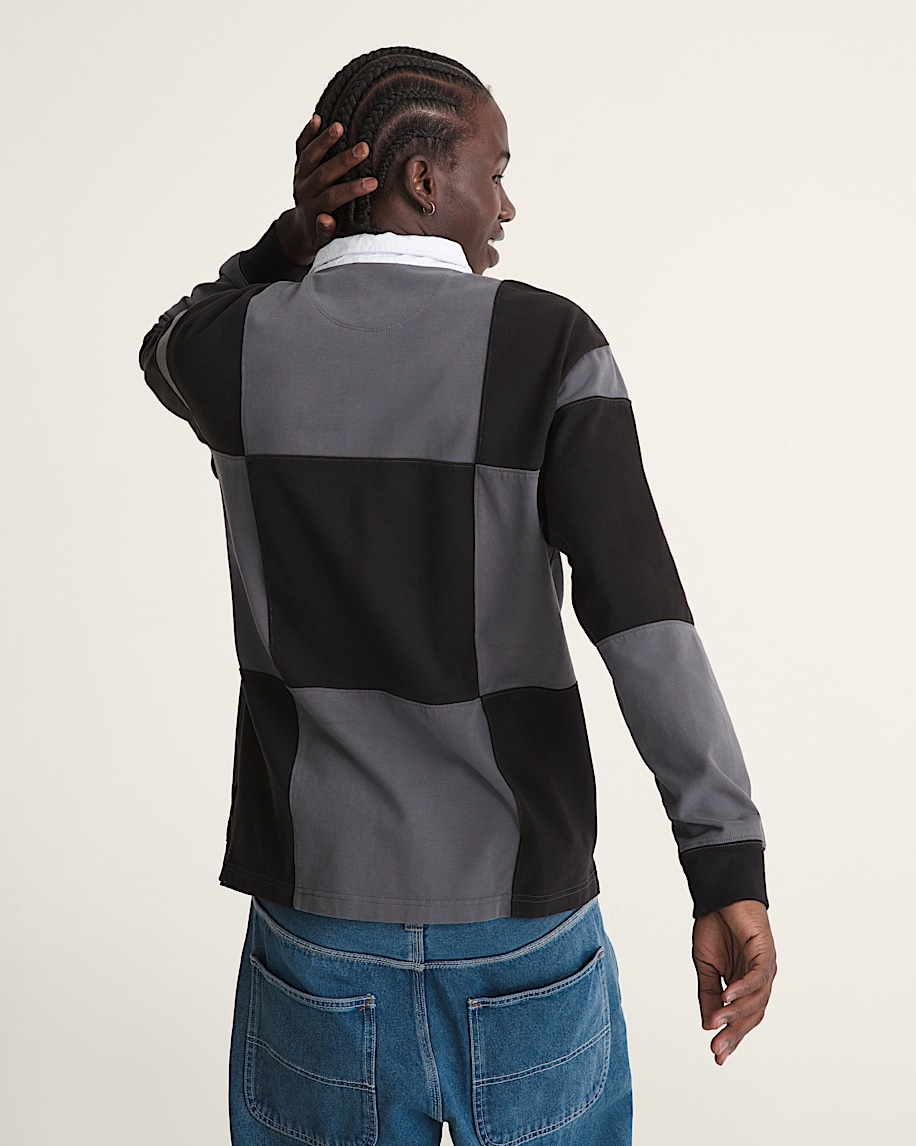 grant-rugby-shirt mit schachbrettmuster