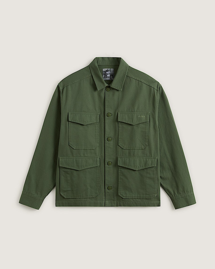 skate military overshirt von atiba jefferson