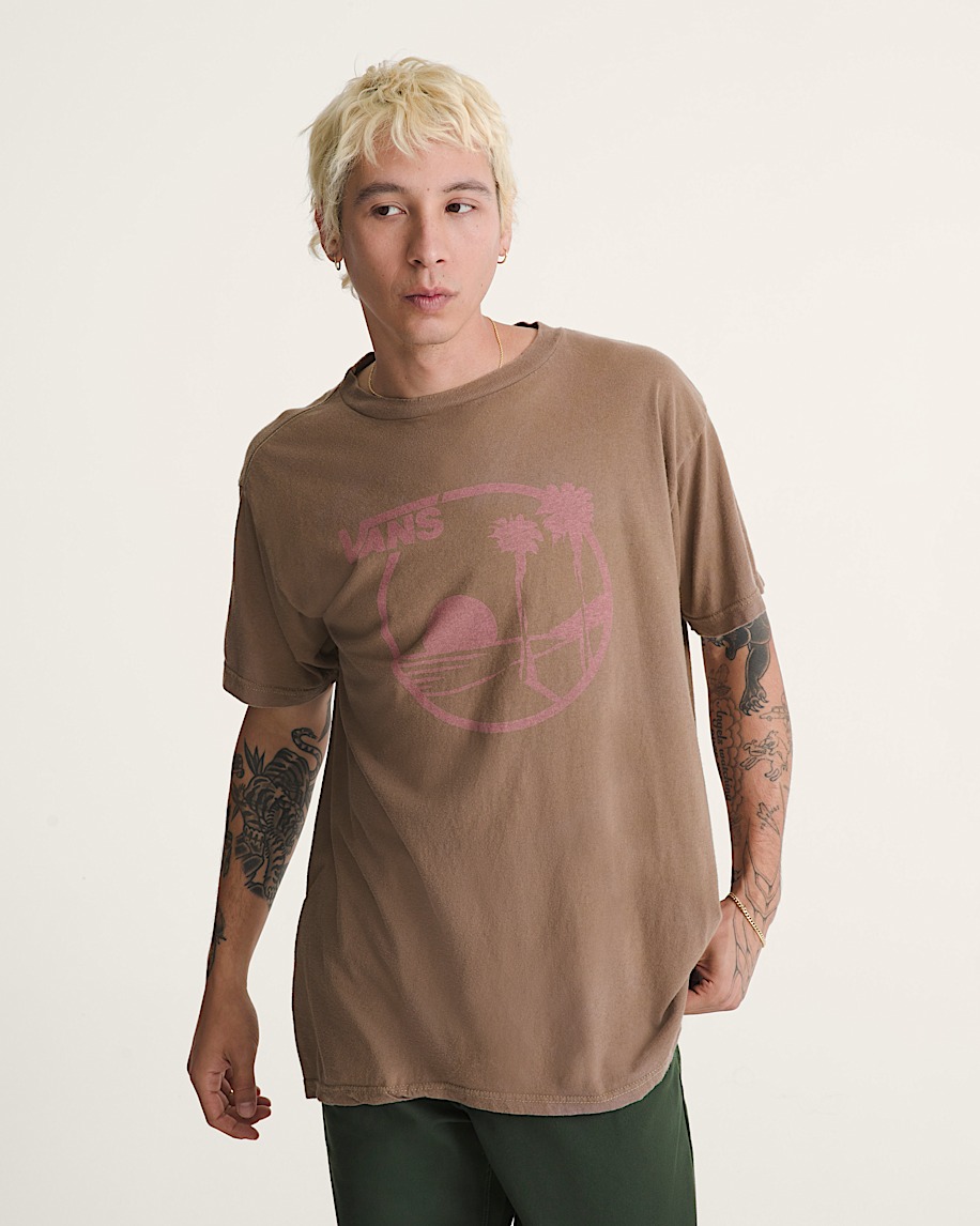 waffelladen-t-shirt im vans-stil