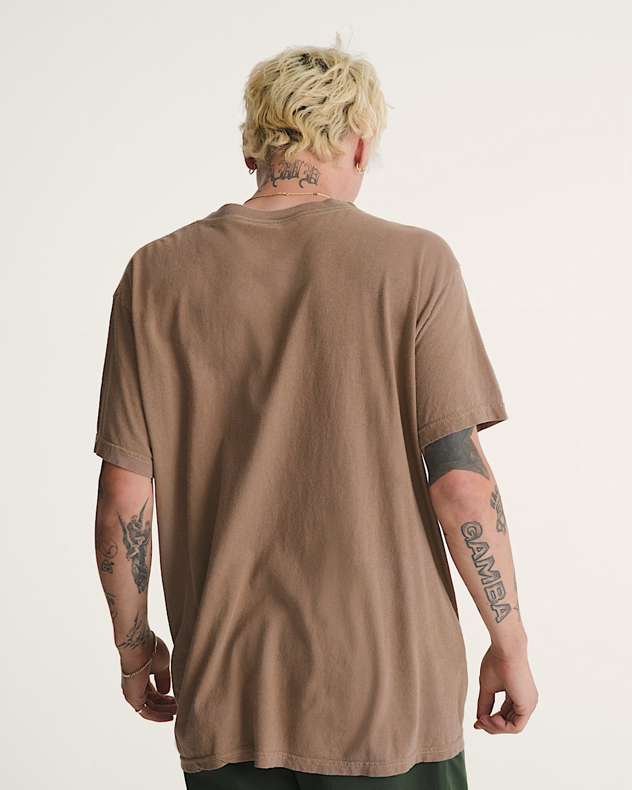 waffelladen-t-shirt im vans-stil